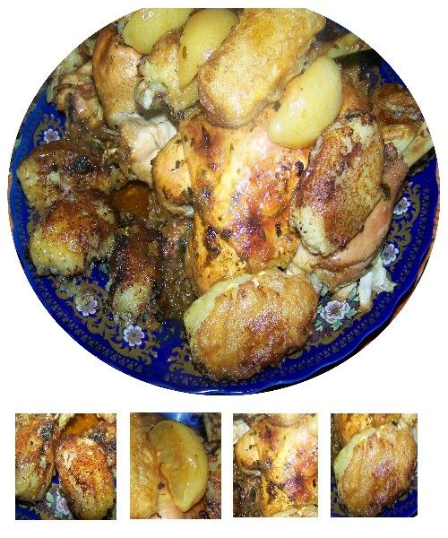 Tajine de poulet aux olives et citrons